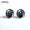 2021 New The Vampire Diaries Stud Earring TV Series Round Earrings Handmade Glass Dome Photo Printed 1 - Vampire Diaries Store