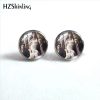 2021 New The Vampire Diaries Stud Earring TV Series Round Earrings Handmade Glass Dome Photo Printed 4 - Vampire Diaries Store