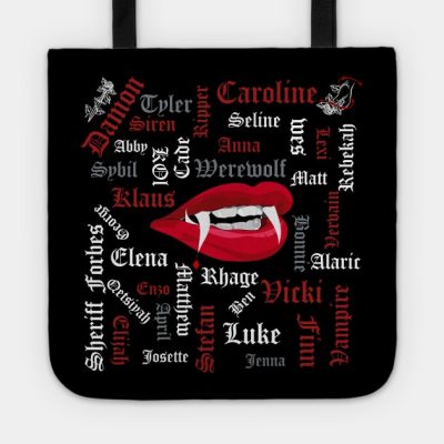 Tvd Characters V Tote Official Vampire Diaries Merch