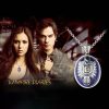 925 Sterling Silver Vampire Diaries Cosplay Jewelry Damon Salvatore Lapis Lazuli Pendant Necklace Custom Letters Men 5 - Vampire Diaries Store