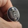 Daylight Amulet Vampire Damon Salvatore Spooky Gothic Halloween Real Sterling Silver Ring Lapis Lazuli 2 - Vampire Diaries Store