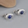 Lapis Lazuli The Vampire Diaries Coin Earring S925 Pure Silver Ear Clip Classic Women Earrings Exquisite 2 - Vampire Diaries Store
