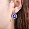 Lapis Lazuli The Vampire Diaries Earrings S925 Silver Classic Women Earrings Fashion Exquisite All match Jewelry 1 - Vampire Diaries Store