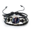 The Vampire Diaries Beaded Leather Bracelets Multilayer Elena Stefan Braided Bracelets Bangles Adjustable Wristband Jewelry Gift 1 - Vampire Diaries Store