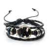 The Vampire Diaries Beaded Leather Bracelets Multilayer Elena Stefan Braided Bracelets Bangles Adjustable Wristband Jewelry Gift 2 - Vampire Diaries Store