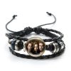 The Vampire Diaries Beaded Leather Bracelets Multilayer Elena Stefan Braided Bracelets Bangles Adjustable Wristband Jewelry Gift 4 - Vampire Diaries Store