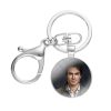 The Vampire Diaries Ian Somerhalder Keychains Handmade Glass Cabochon Alloys Key Rings Pendants Trinkets 2 - Vampire Diaries Store