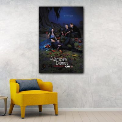 The Vampire Diaries Movie Canvas Art Poster and Wall Art Picture Print Modern Family bedroom Decor 16 - Vampire Diaries Store