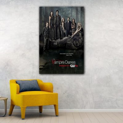 The Vampire Diaries Movie Canvas Art Poster and Wall Art Picture Print Modern Family bedroom Decor 23 - Vampire Diaries Store