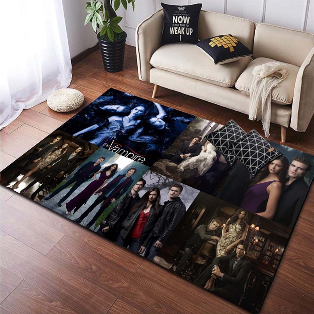 The Vampire Diaries Non slip Area Rugs Large Mat Rugs for Living Room Comfortable Carpet Soft 10 - Vampire Diaries Store