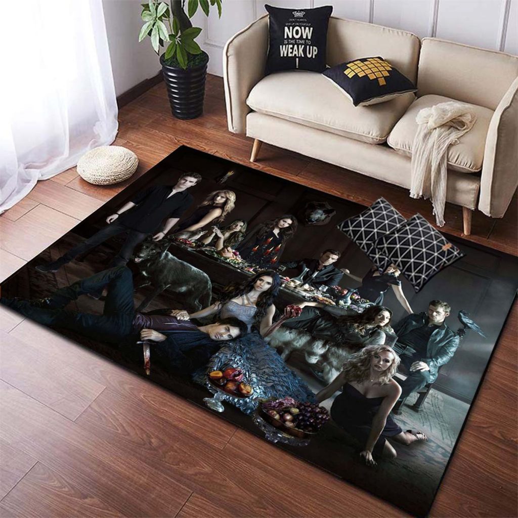 The Vampire Diaries Non slip Area Rugs Large Mat Rugs for Living Room Comfortable Carpet Soft 11 - Vampire Diaries Store