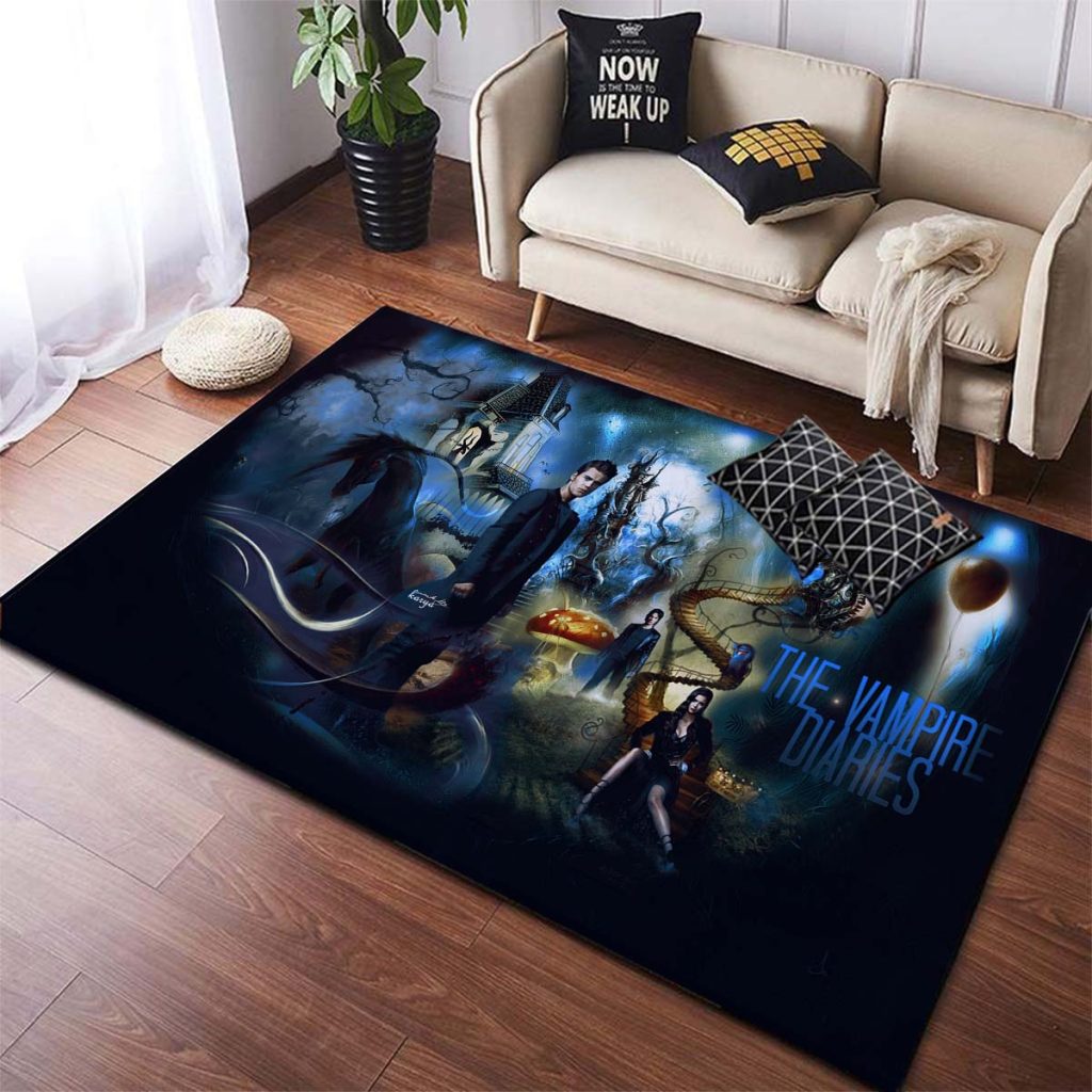 The Vampire Diaries Non slip Area Rugs Large Mat Rugs for Living Room Comfortable Carpet Soft 15 - Vampire Diaries Store