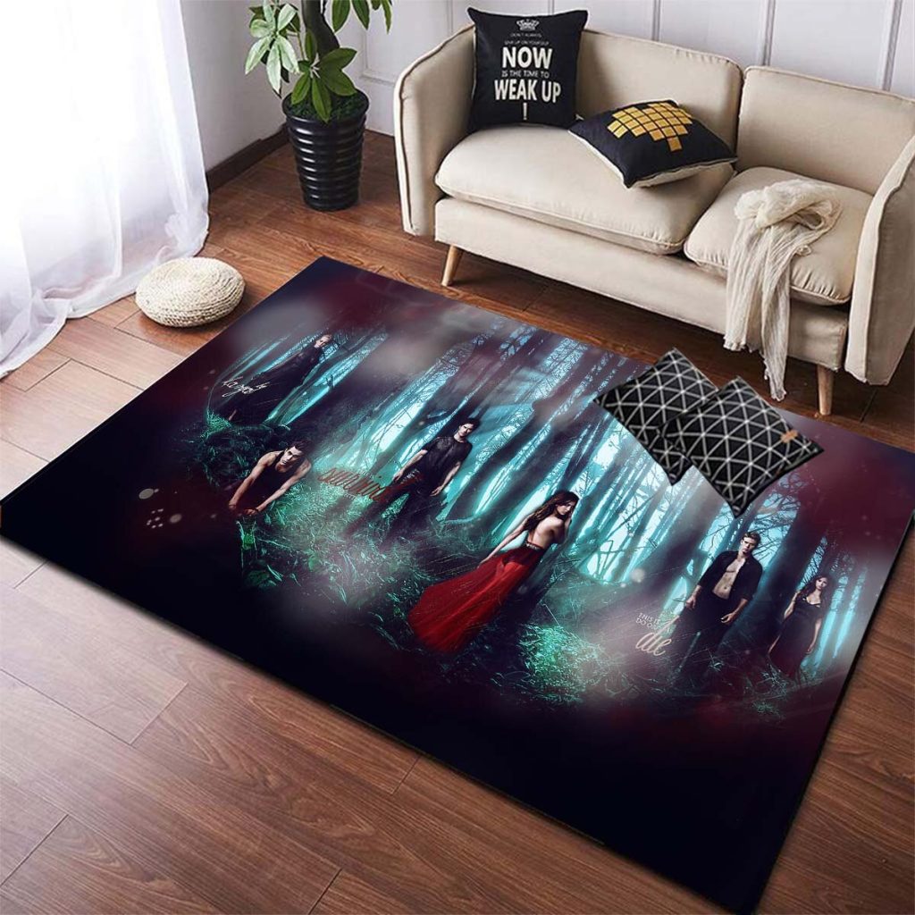 The Vampire Diaries Non slip Area Rugs Large Mat Rugs for Living Room Comfortable Carpet Soft 4 - Vampire Diaries Store