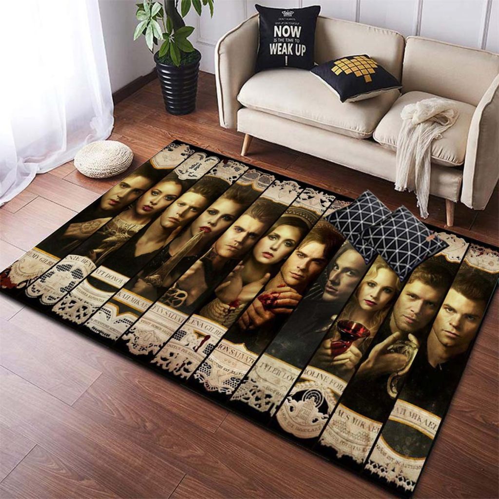 The Vampire Diaries Non slip Area Rugs Large Mat Rugs for Living Room Comfortable Carpet Soft 5 - Vampire Diaries Store