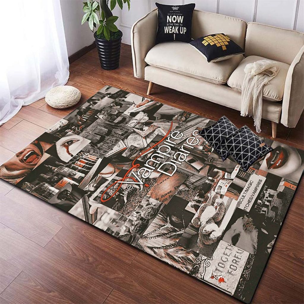 The Vampire Diaries Non slip Area Rugs Large Mat Rugs for Living Room Comfortable Carpet Soft 6 - Vampire Diaries Store