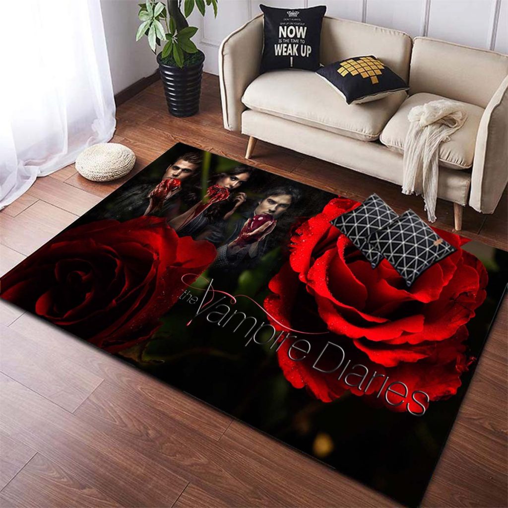 The Vampire Diaries Non slip Area Rugs Large Mat Rugs for Living Room Comfortable Carpet Soft 9 - Vampire Diaries Store