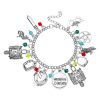 The Vampire Diaries Pendants Bangle Bracelet Pentagram Link Chain Bracelets for Women Accessories 1 - Vampire Diaries Store