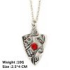 The Vampire Diary Originals Family Bonnie Bennett Almandine Garnet Talisman Necklace cosplay movie jewelry 1 - Vampire Diaries Store