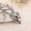 The Vampire Diary Originals Family Bonnie Bennett Almandine Garnet Talisman Necklace cosplay movie jewelry 2 - Vampire Diaries Store