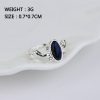VampireDiaries Rings Elena Gilbert Daylight Rings Vintage Crystal Ring with Blue Lapis Fashion Movies Jewelry Cosplay 5 - Vampire Diaries Store