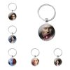 glass cabochon keychain Bag Car key chain Ring Holder Charms keychains Gifts Ian Somerhalder The Vampire - Vampire Diaries Store