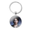 glass cabochon keychain Bag Car key chain Ring Holder Charms keychains Gifts Ian Somerhalder The Vampire 3 - Vampire Diaries Store