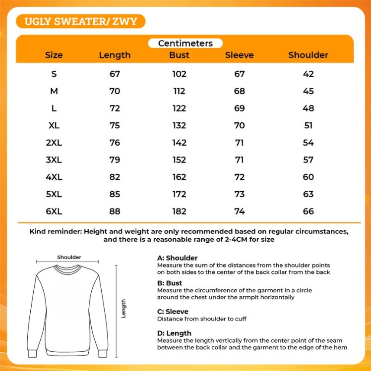 3D UGLY SWEATER - Vampire Diaries Store